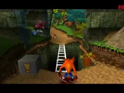 Playing every Crash Bandicoot game in one video 