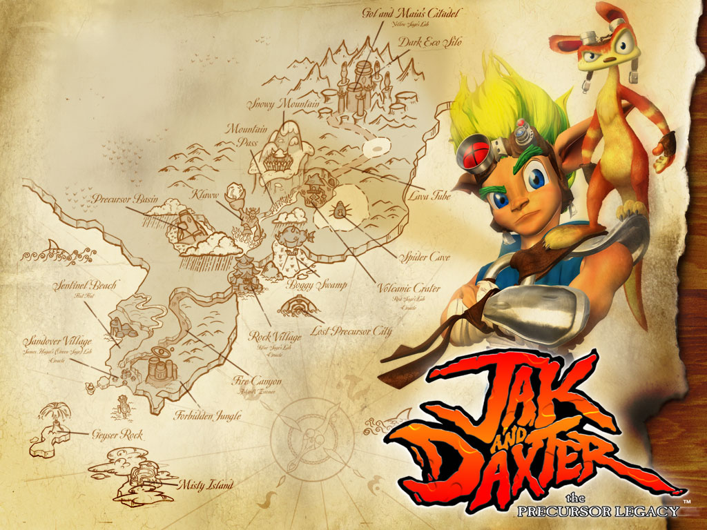 Jak and Daxter: The Precursor Legacy Bridge Solution Map for PlayStation 2  by King_Kool - GameFAQs