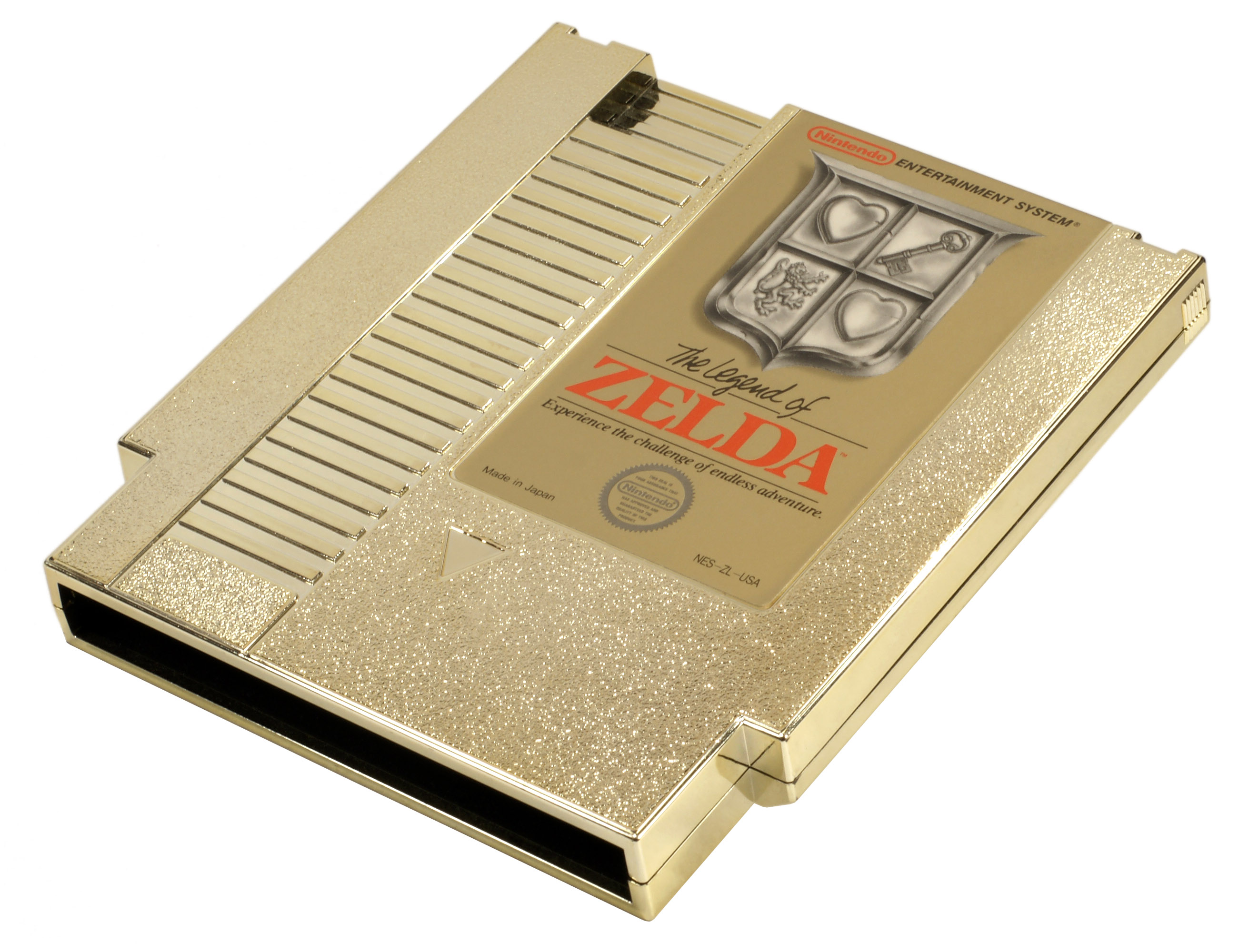 original gold zelda cartridge