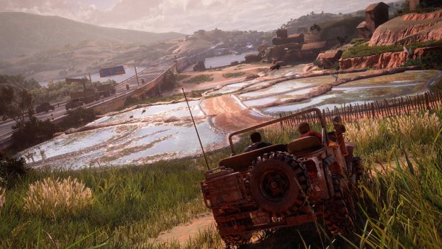 You can actually slide around in that mud!
